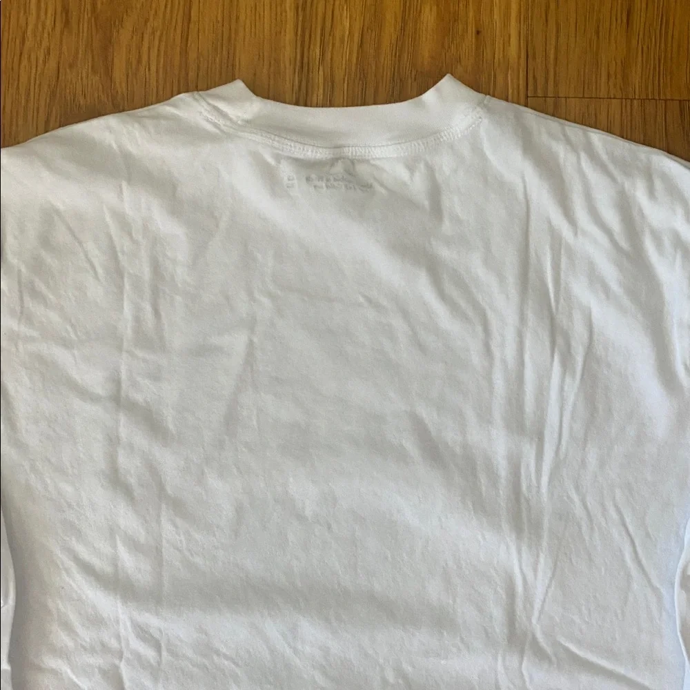 Abercrombie & Fitch W. Village Tennis White Cotton T-Shirt - Picture 6 of 8